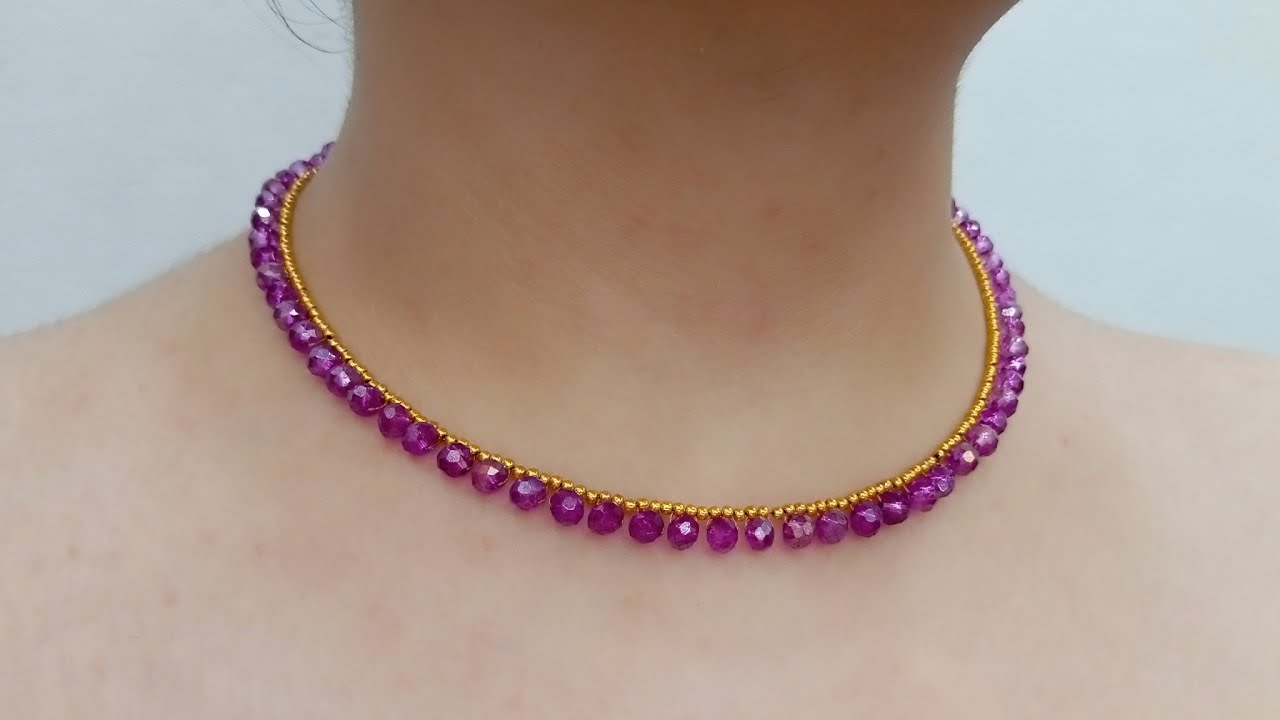Easy Beaded Necklace Making | Beaded Jewelry Making @smartschannel23 #necklace #necklaces #jewellery