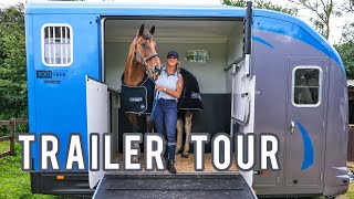 TRAILER TOUR | Ahead of our First Stay Away | EquiTrek Night Treka