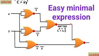 Full adder with Nor gate minimal expression part 3