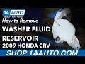 How to Replace Windshield Washer Fluid Reservoir 2007-11 Honda CR-V