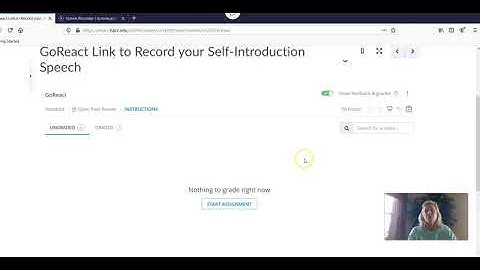 how to record speeches in goreact