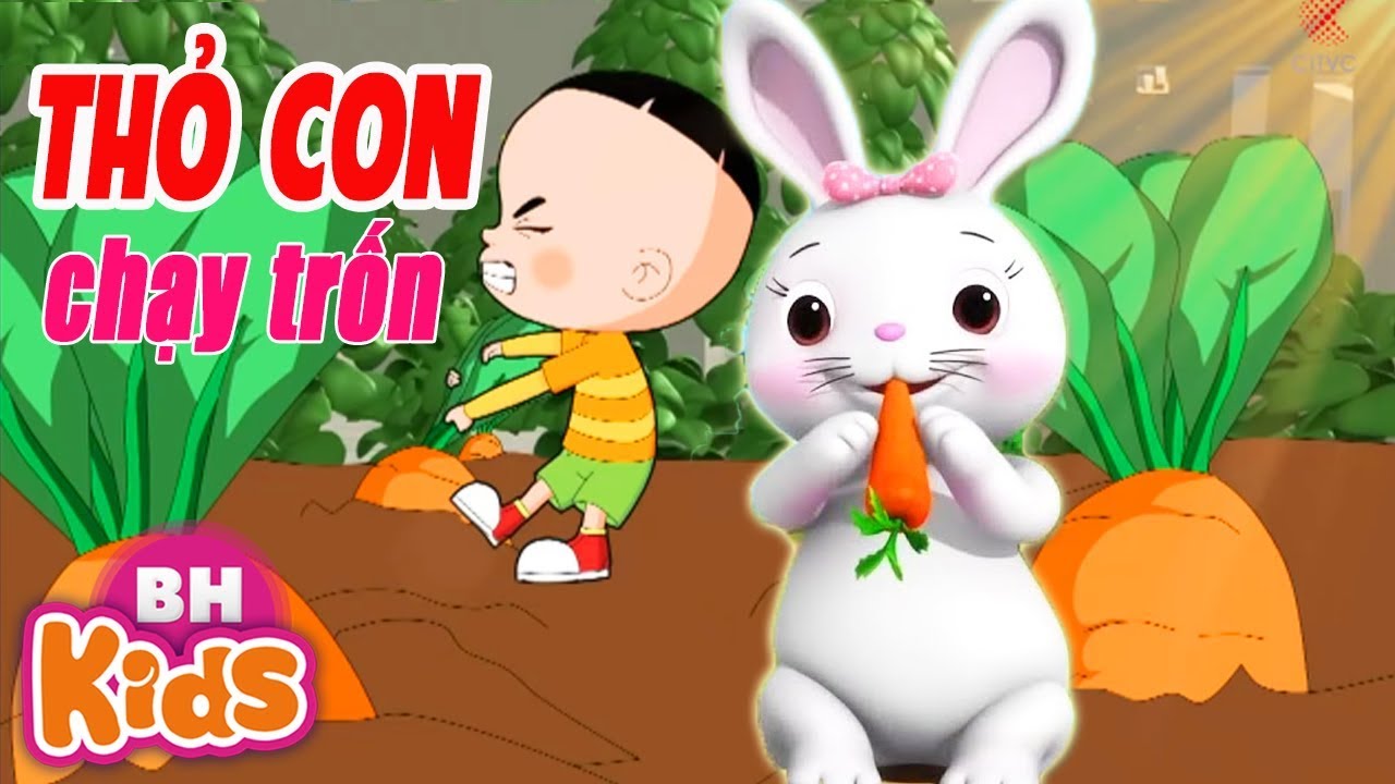 BỐ ĐẦU NHỎ CON ĐẦU TO - Chú Thỏ Con Ham Ăn Cà Rốt -... - youtube