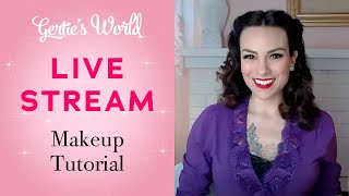 Gertie&#39;s Live Stream 3/28: Makeup Tutorial!