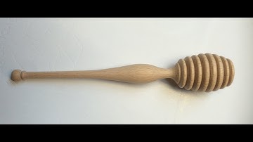 Turning a Honey Dipper using only a skew
