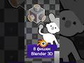 8 полезных фишек BLENDER 3D #shorts #3d #blender