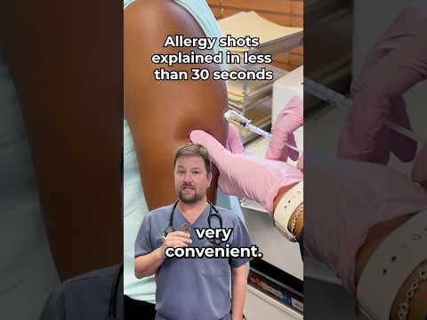 Allergy Shots Explained in 30 Seconds allergy immunotherapy shortsfeed