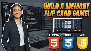 Memory Flip Card Frontend Project Made With HTML,CSS and JavaScript