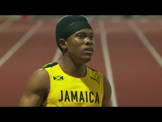 Nickecoy Bramwell breaks Bolt's record | Boys 400 Meter Dash Under 17 class=