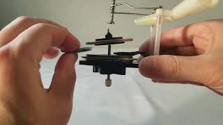 Asymmetric Gyrotop Placing 1 magnet at a time. Placed double at the end.