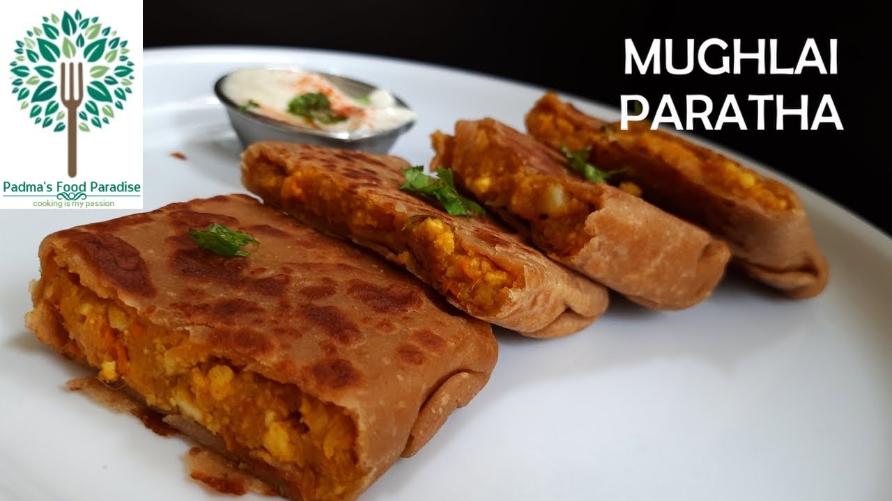 Lunch box recipes without rice Mughlai paratha with less oil