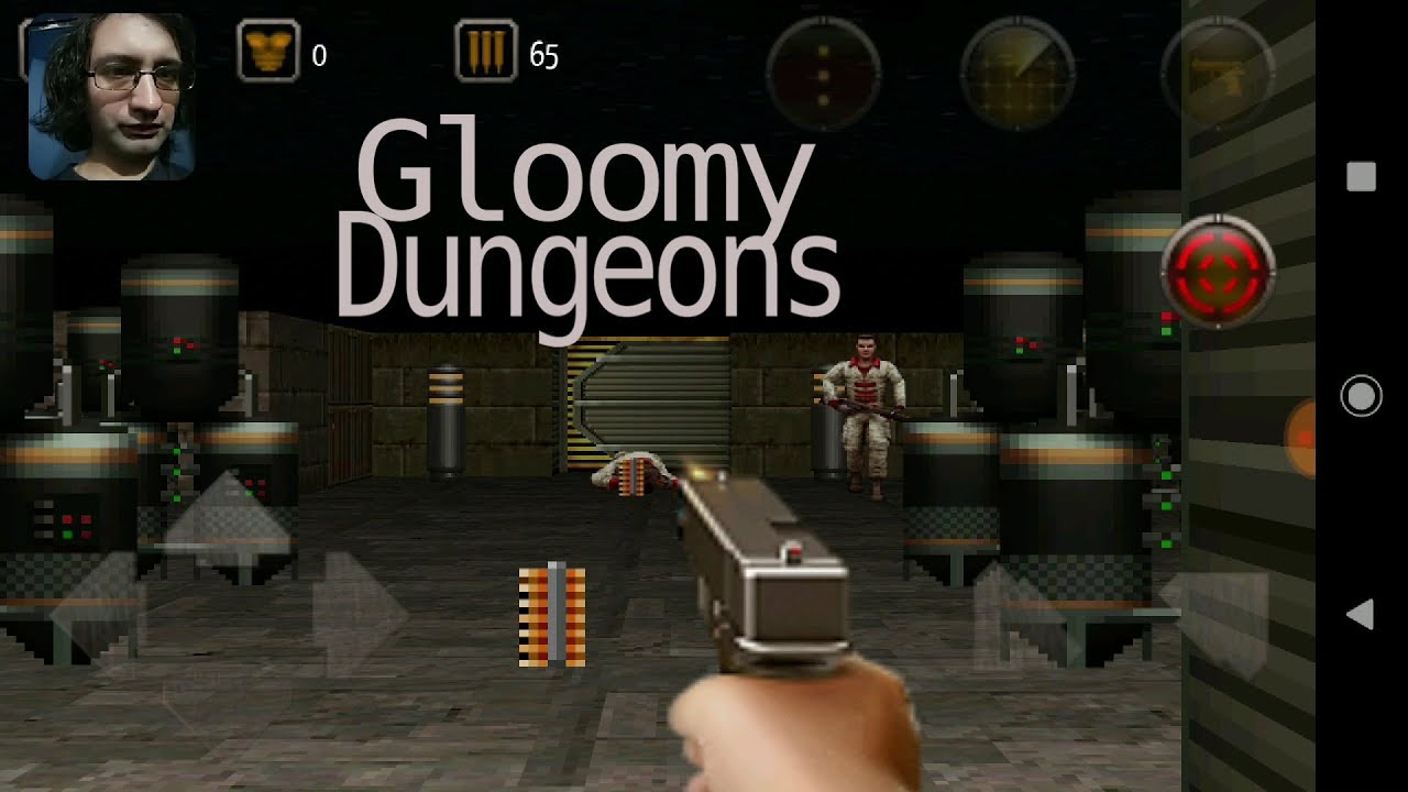 Fui a disparar dentro de un laboratorio Gloomy Dungeons 3D