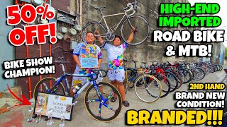 HIGH-END BRANDED IMPORTED ROAD BIKE AT MTB! HIGH QUALITY NA 50% OFF PA! NAPAKAMURA PRESYUHAN NILA!