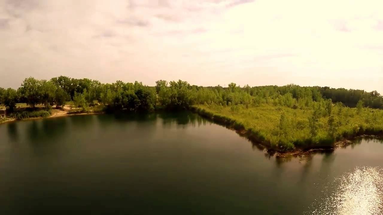 Lancaster Quarry along the Heritage Trail Drone Flight YouTube