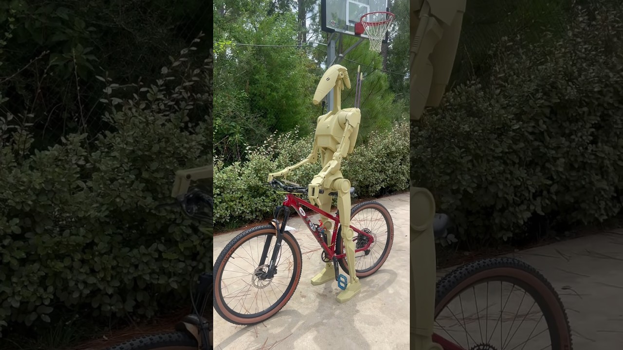 Life Size BATTLE DROID 3d Printed!!! 