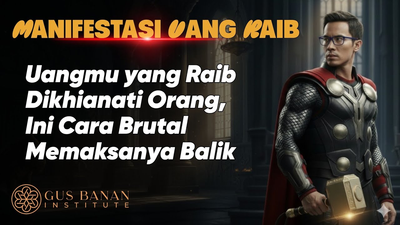 MANIFESTASI UANG RAIB - UANGMU RAIB DIKHIANATI ORANG❓INI CARA BRUTAL AGAR BALIK‼️| - GUS BANAN