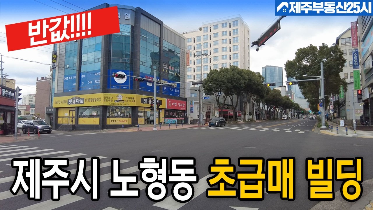 [매물번호0639] 제주도에 이런 A급 매물이  이런금액에 나오네요  노형동 최요지 코너 빌딩