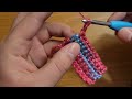 How to single crochet for beginners.