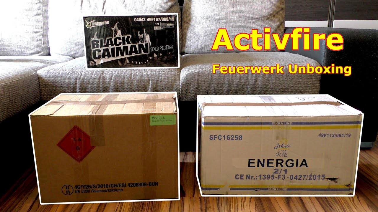 Feuerwerk UNBOXING | Silvester 2020/21 | Activfire