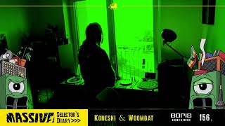 MASSIVE! Selector's Diary 156 - Koneski & Woombat - Roots Reggae, Dub, Steppers Selection