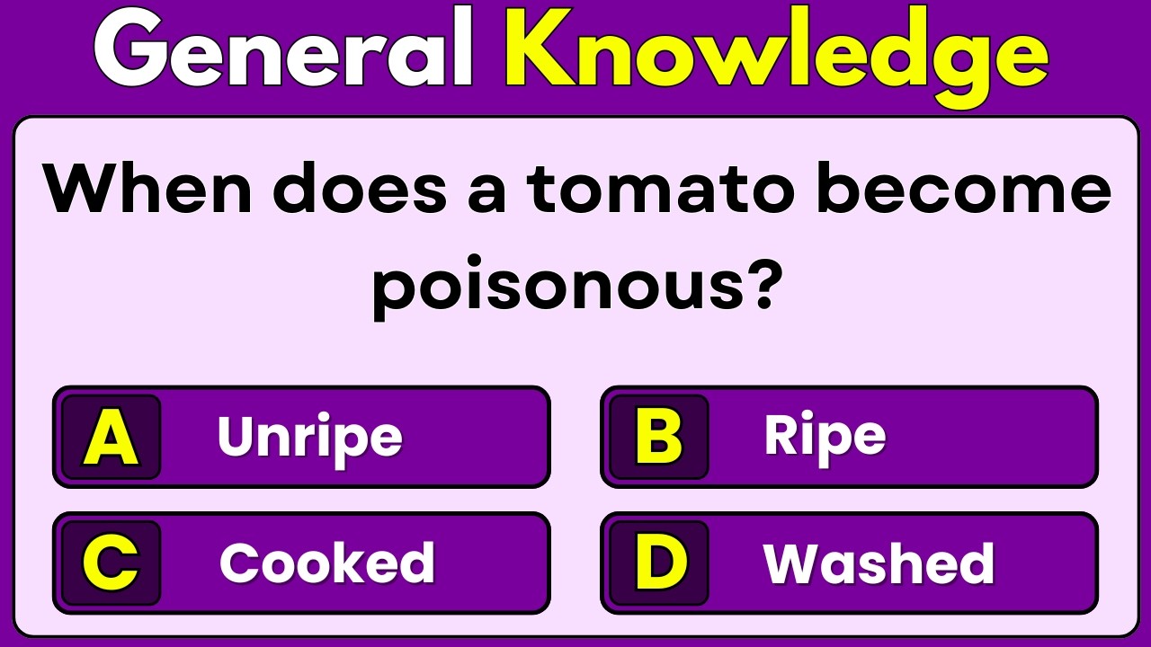 GK Quiz Challenge | Test Your Knowledge in 40 Questions! | General Knowledge Quiz
