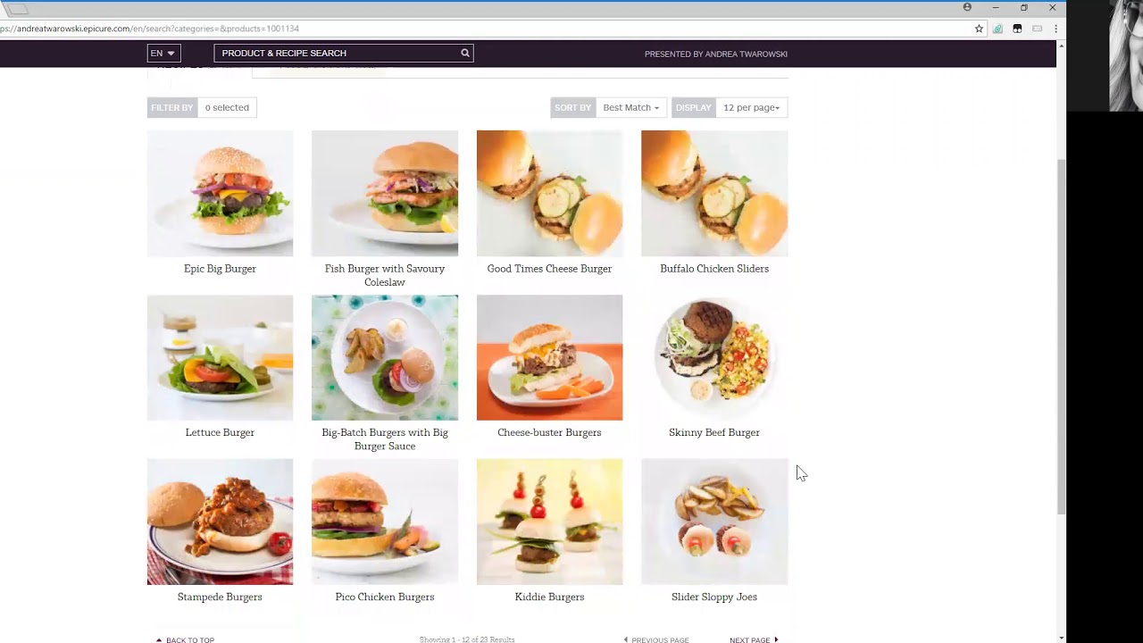 Healthy Eating Recipe Finder! - YouTube