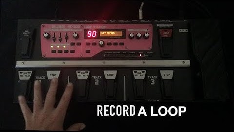 How to Record a Loop with The Loop Brothers on a BOSS RC300 Loop Pedal