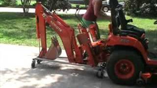 FAST Kubota BX 24 Backhoe Installation with BXpanded Dolly