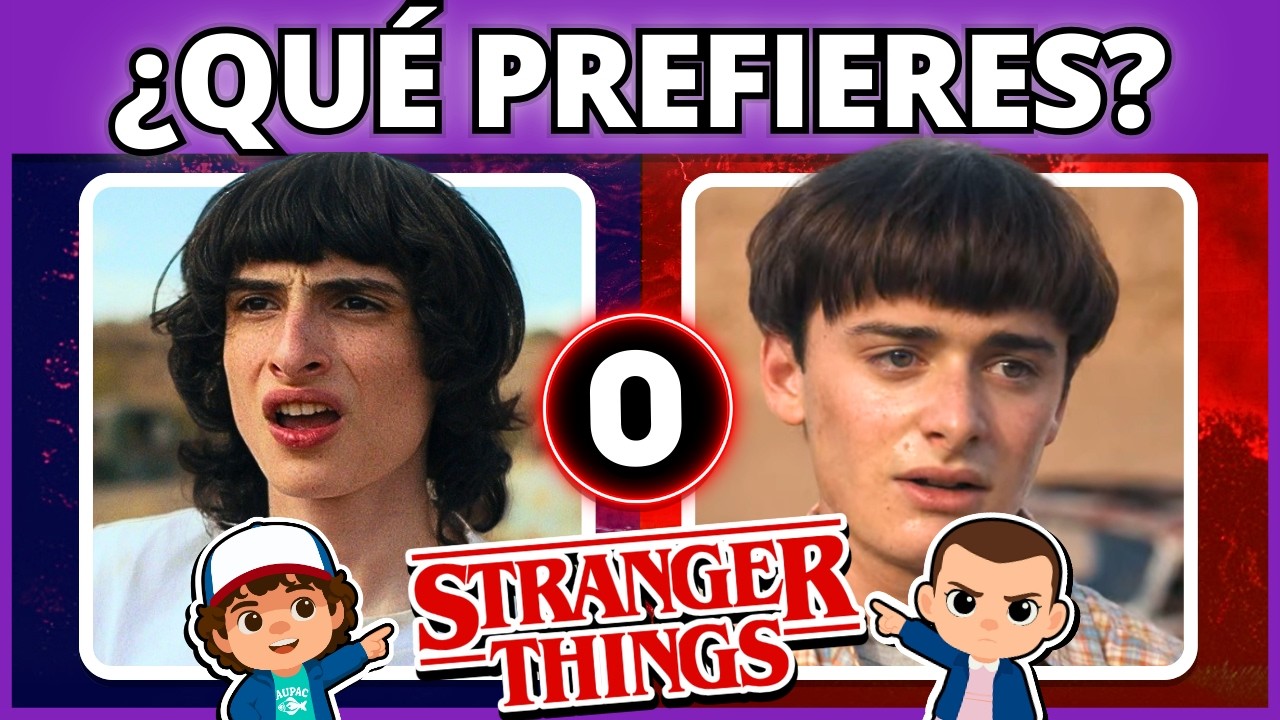 📼🩸 STRANGER THINGS | ¿Qué prefieres? | juego de elecciones | #booquiz #trivia #strangerthings5
