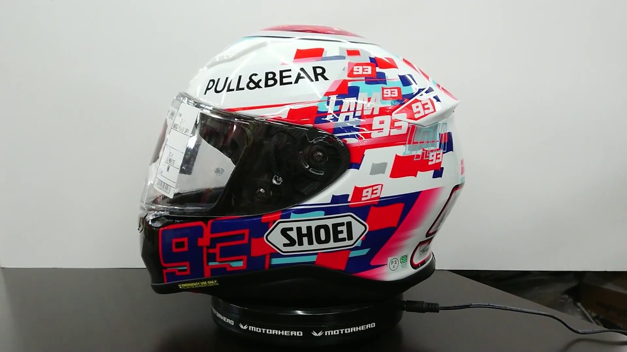SHOEI Z7 マルケスPOWER UP！【一之江2りんかん】 - YouTube