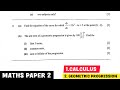 Geometric progression | Calculus | Mathematics Paper 2 #exam #maths