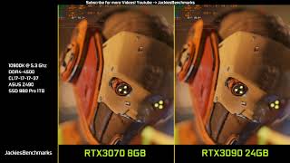3DMark DirectX Raytracing Feature-Test RTX 3070 vs RTX 3090