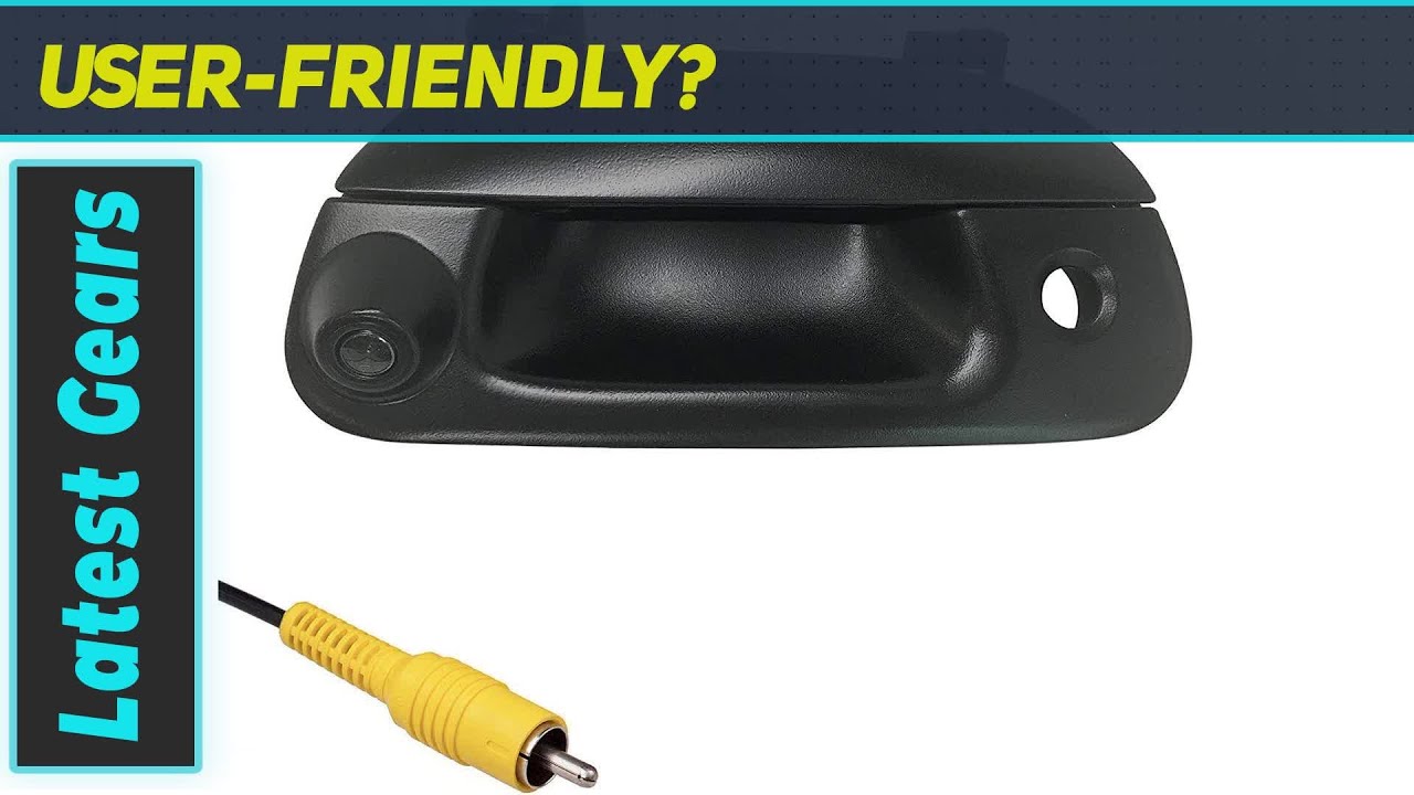 Master Tailgaters Black Tailgate Handle with Backup Camera | Upgrade Your Ford Truck Today!