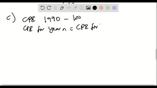 The following table shows the average retail price of butter and the Consumer Price Index from 1980…