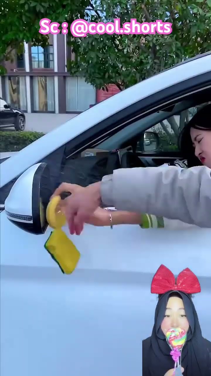 KACA SPION KOQ PAKAI KARDUS⁉️? pakai Topi Spion aja ?@cool.shorts #shorts #funny #dubbing