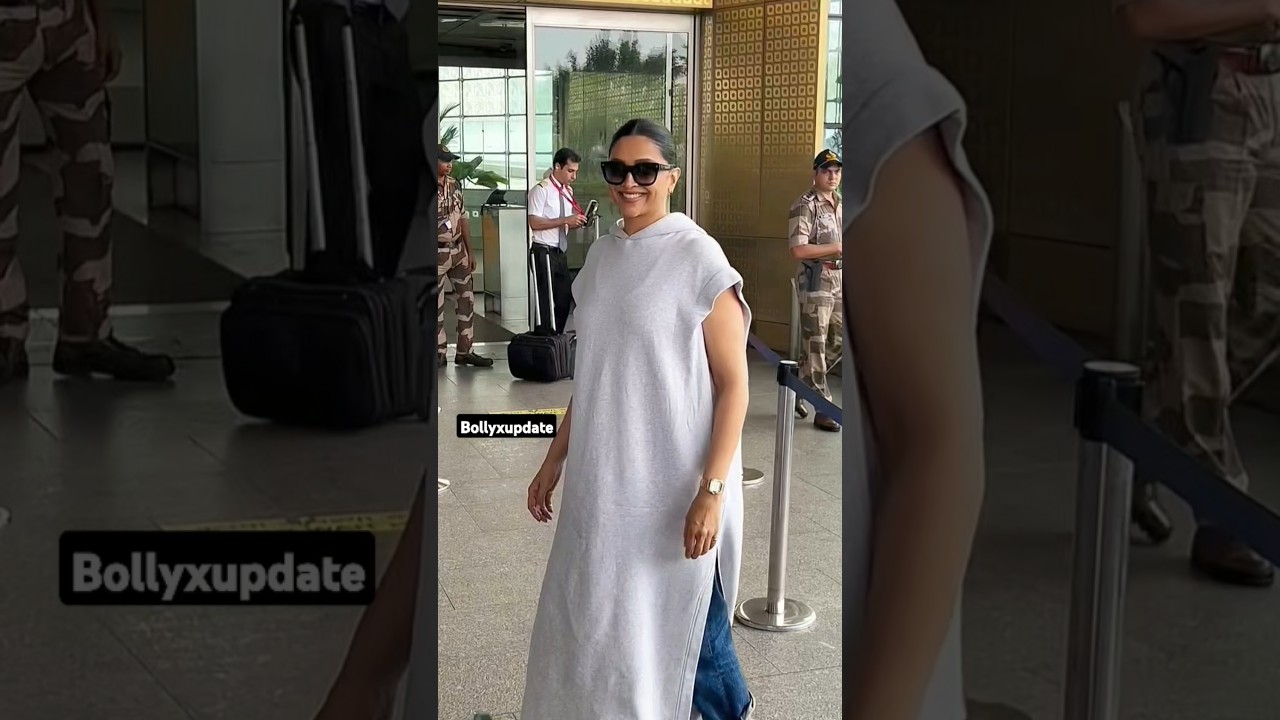 Deepika padukone spotted at Mumbai Airport today 🔥🥵
