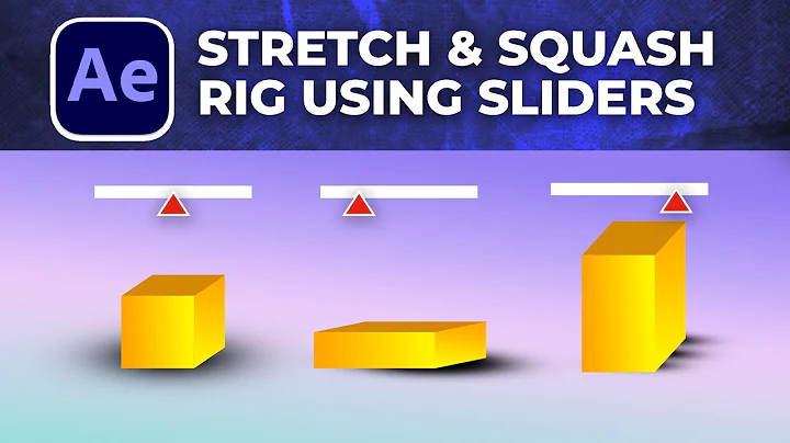 How to Add Squash and Stretch Easily to After Effects Animations..!