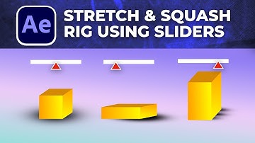 How to Add Squash and Stretch Easily to After Effects Animations..!