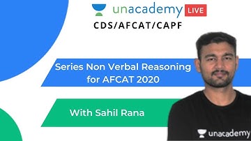 Series Non Verbal Reasoning for AFCAT 2020 by Sahil Rana