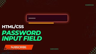 simple password input field using HTML/CSS/JS  || @MR_CODEY How To Make A Simple Password Input Box Using Html Coding With Ab
