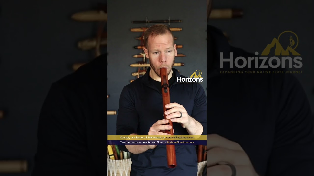 A Warrior's Cry | Butch Hall Eastern Cedar Mid F# Native Flute