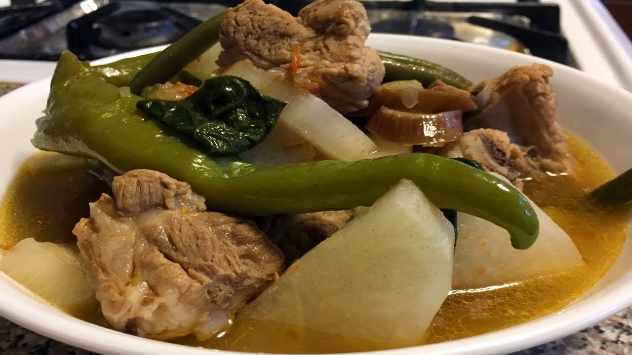 How to Cook Pork Ribs Sinigang - YouTube