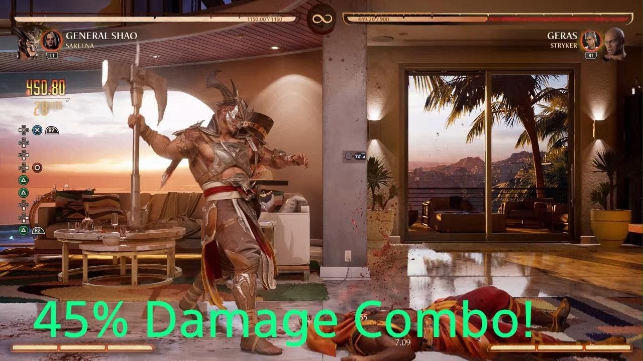 General Shao 51% damage Combo!