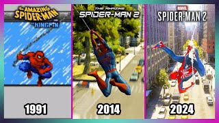 Evolution of Web Swinging/Slinging in Spider Man Games (1982 - 2024)