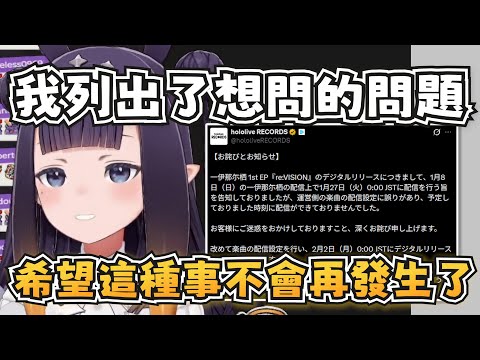 祭司對營運在她新EP發行出包這件事的想法【Ninomae Ina'nis】【hololive-EN】【中英字幕】