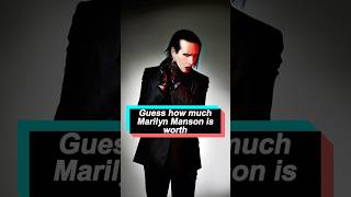 Guess how much Marilyn Manson is worth How much does he make per tour  #MarilynManson#OzzyOsbourne