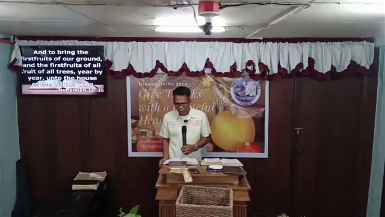 The Principle Of Firstfruit Giving-Pastor Sam (Baptist Tagalog Preaching)