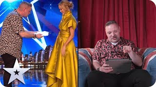 Graeme Mathews reacts to his first audition! | Acts React | Britain's Got Talent