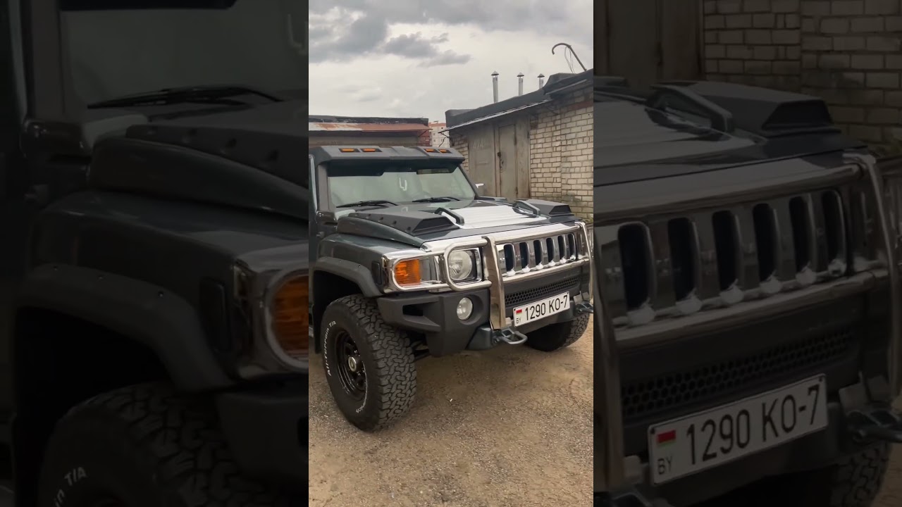 Хаммер н3 - приехали накладки на капот! 