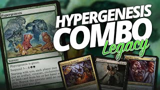 Eureka! A first turn Hypergenesis! MTG Cascade Combo meets Show and Tell | Legacy League - 01/05/22
