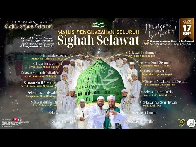 TT eLpiPi is going live! Majlis Pengijazahan Seluruh Sighah Selawat class=